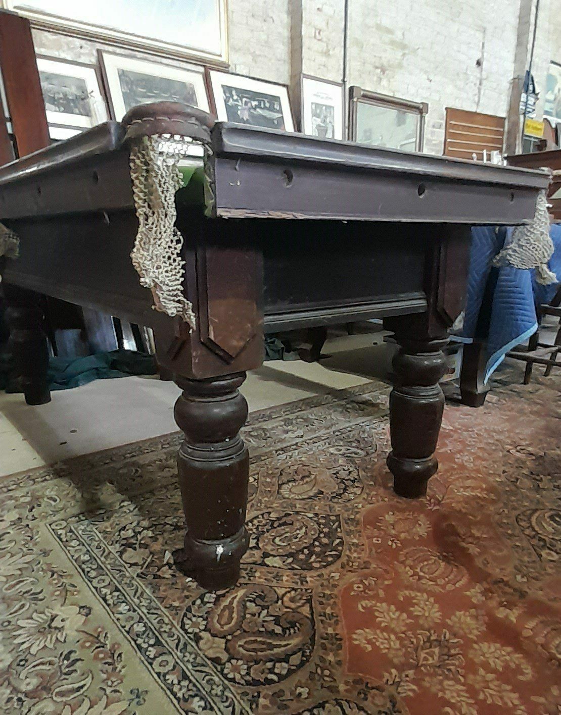 Jelks Antique Pool Table. 6ft photo for sale