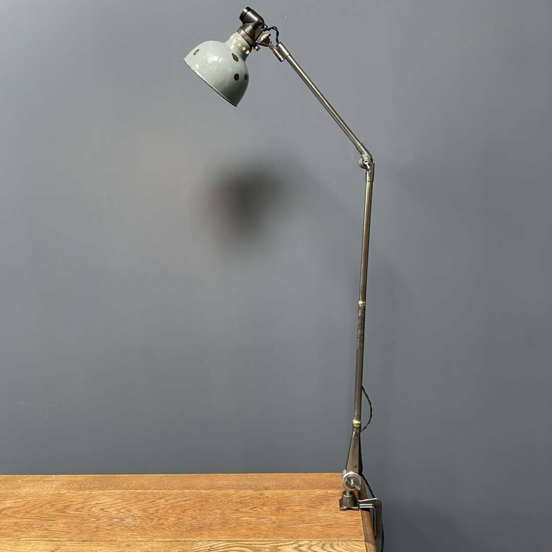 photo buy Grote Gepolijste Rademacher Klemmlamp