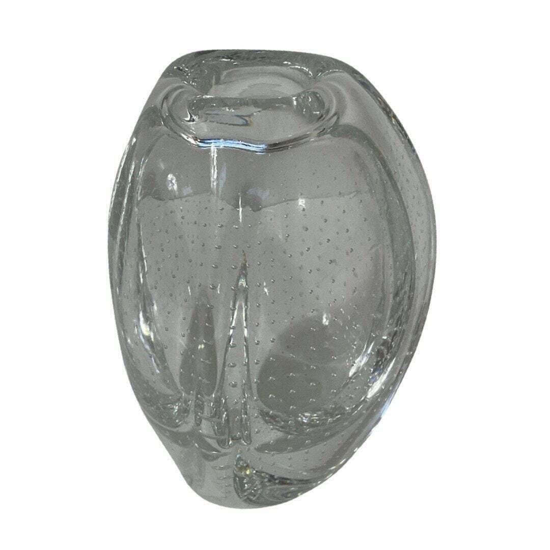 Floris Meydam   Glasunie Leerdam   Vase With Encapsulated Bubbles   Model 'Beukennootje' / Beechnut (Large)   Encapsulated Bubbles photo Home Decor