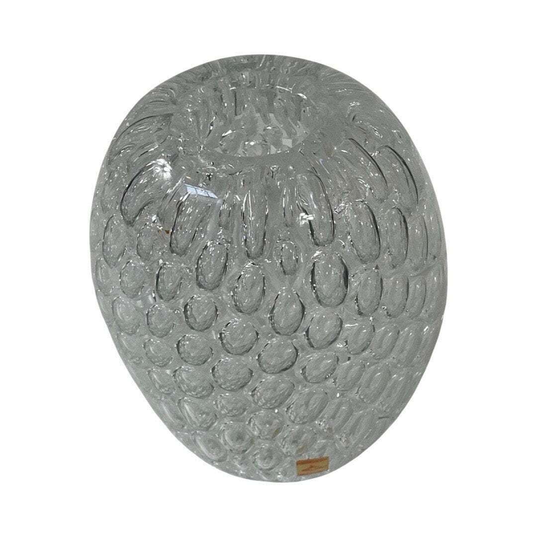 Floris Meydam   Glasunie Leerdam   Vase With Encapsulated Bubbles   Model 'Serica'   As New With Original Sticker Still Present! photo furniture