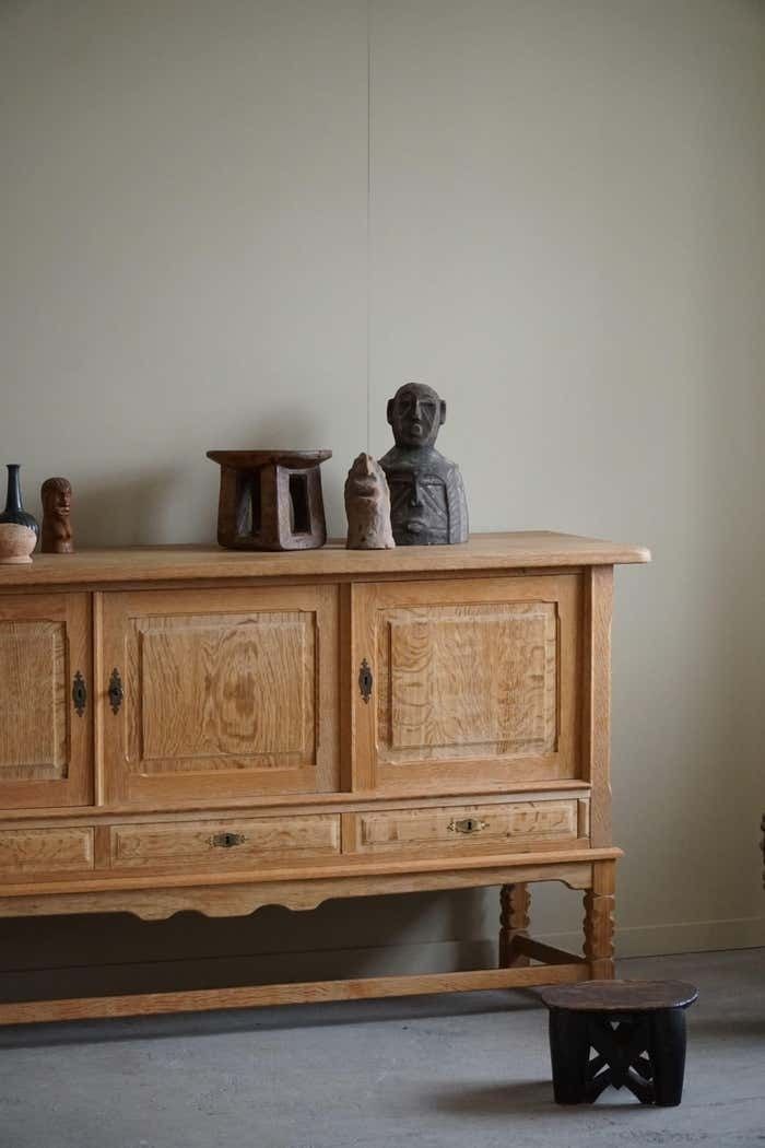Mid Century, Decorative African Wooden Sculpture, Made In The 1940 50s photo for sale
