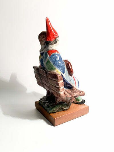 Ceramic Sculpture Of A Couple Of Musicians By Walter Pozzi, 1980s photo buy