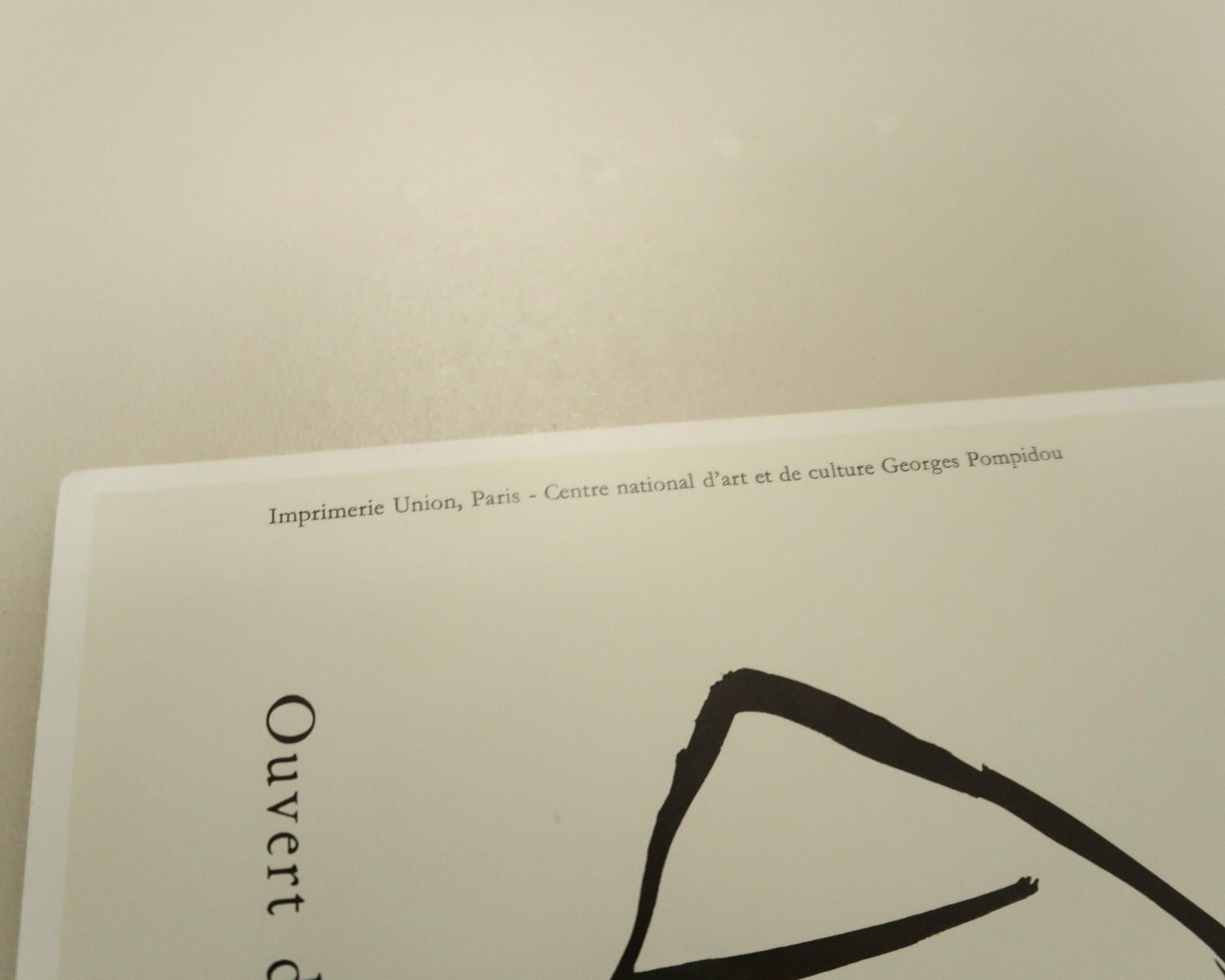 Original Poster : Pierre Tal Coat Exhibition At Le Grand Palais Paris, 1976 / Print, Beige, Abstract Painting, Art photo 172.0