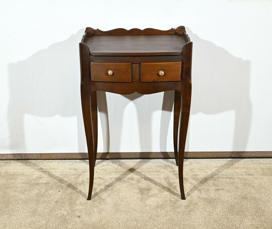 Small Walnut Living Room Table, Louis XV Style – 1st Part 20th