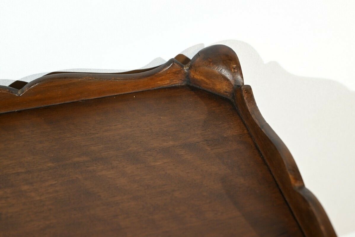 Small Walnut Living Room Table, Louis XV Style – 1st Part 20th photo vintage