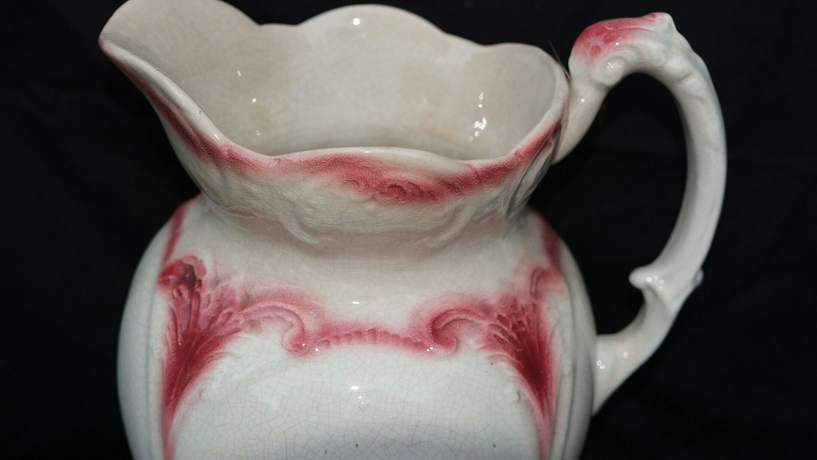 Ironstone Jug, Large Wash Jug Vase photo 60.0