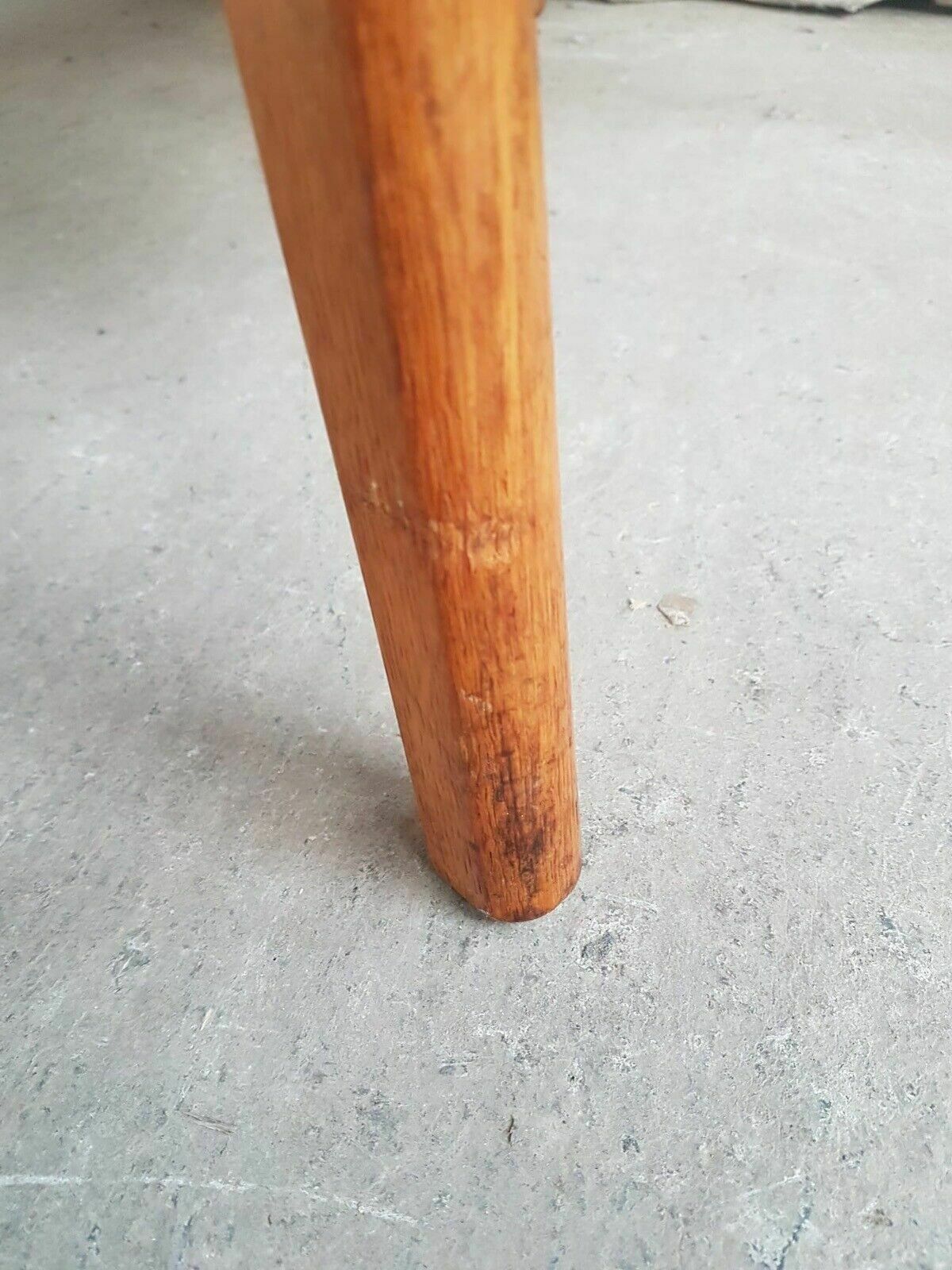 photo for sale Vtg Mid Century Oak Armchair Side Chair By Erik Kirkegaard For Hong Stole R340