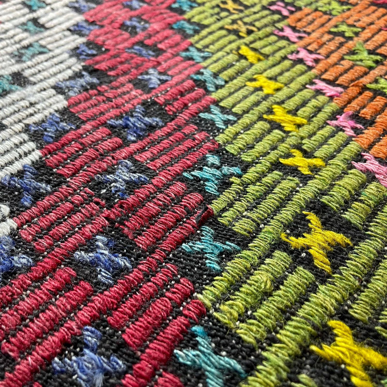 Turkse Mini Kilim, Vintage Anatolische Turkse Kelim – 90 X 66 Cm photo 250.0