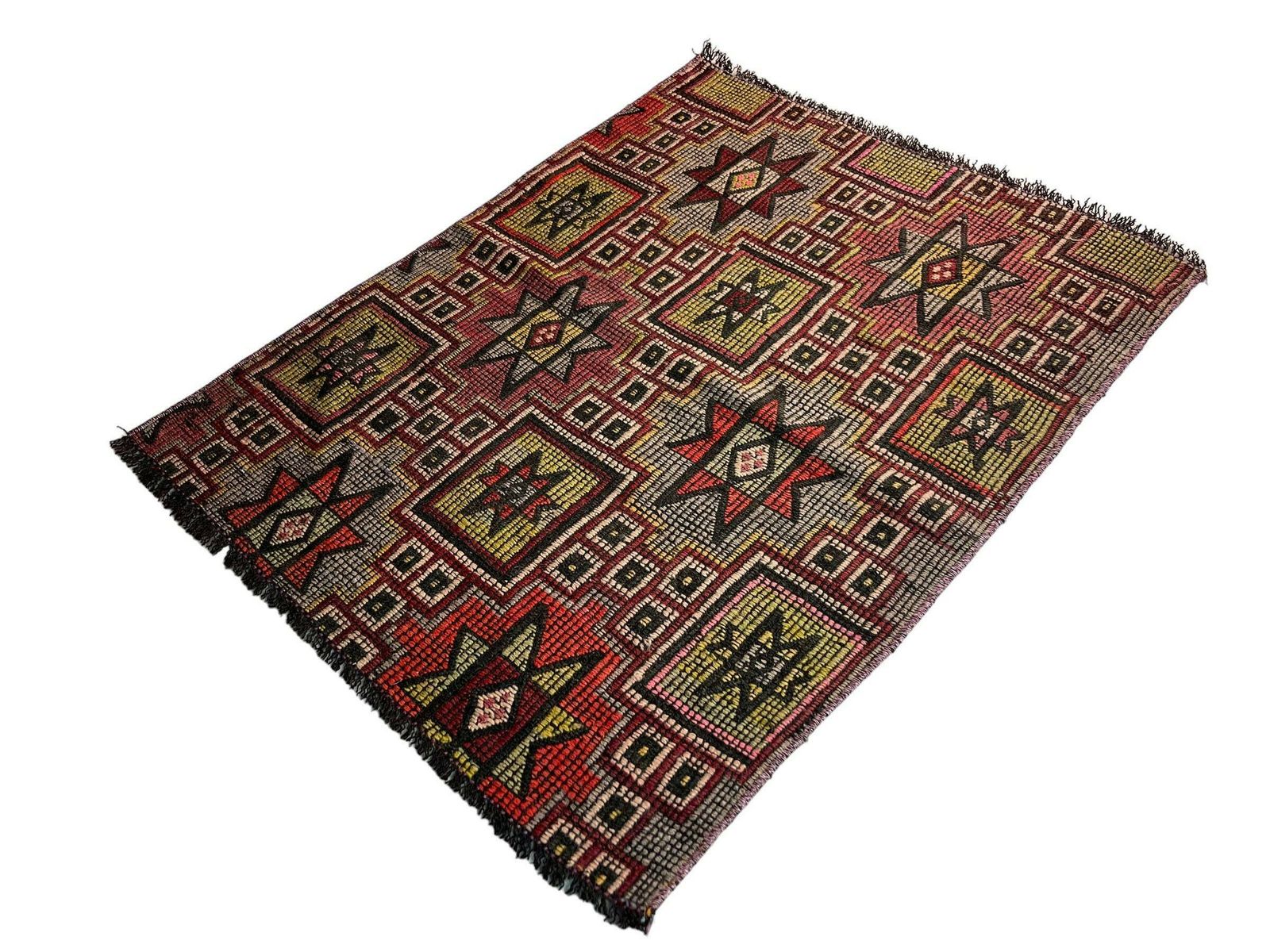Turkse Mini Kilim, Vintage Anatolische Turkse Kelim – 88 X 69 Cm photo furniture