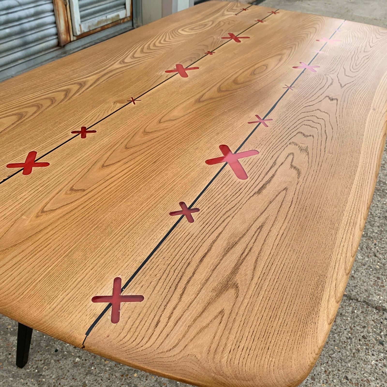 Ercol Dining Table And Chairs Black And Red Resin Table Design Kisses Commission Order photo vintage
