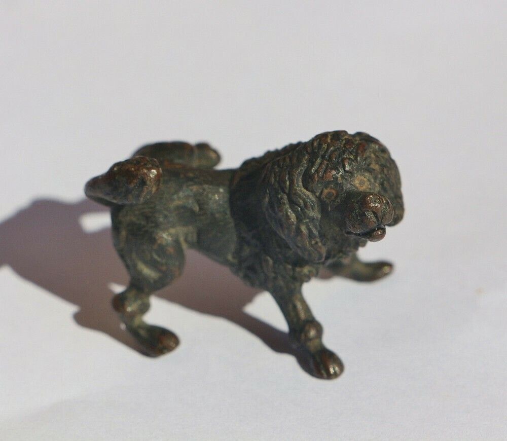Humorous Late 19thc Cold Patinated Austrian Bronze 'Stephan Buchinger' Dog Cocking His Leg photo furniture