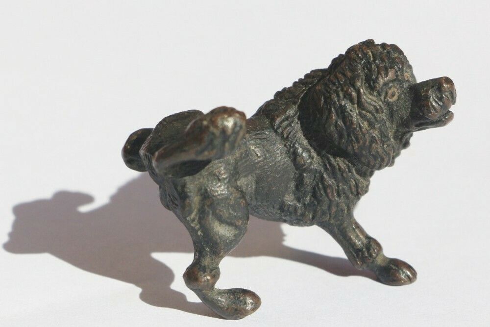 photo for sale Humorous Late 19thc Cold Patinated Austrian Bronze 'Stephan Buchinger' Dog Cocking His Leg