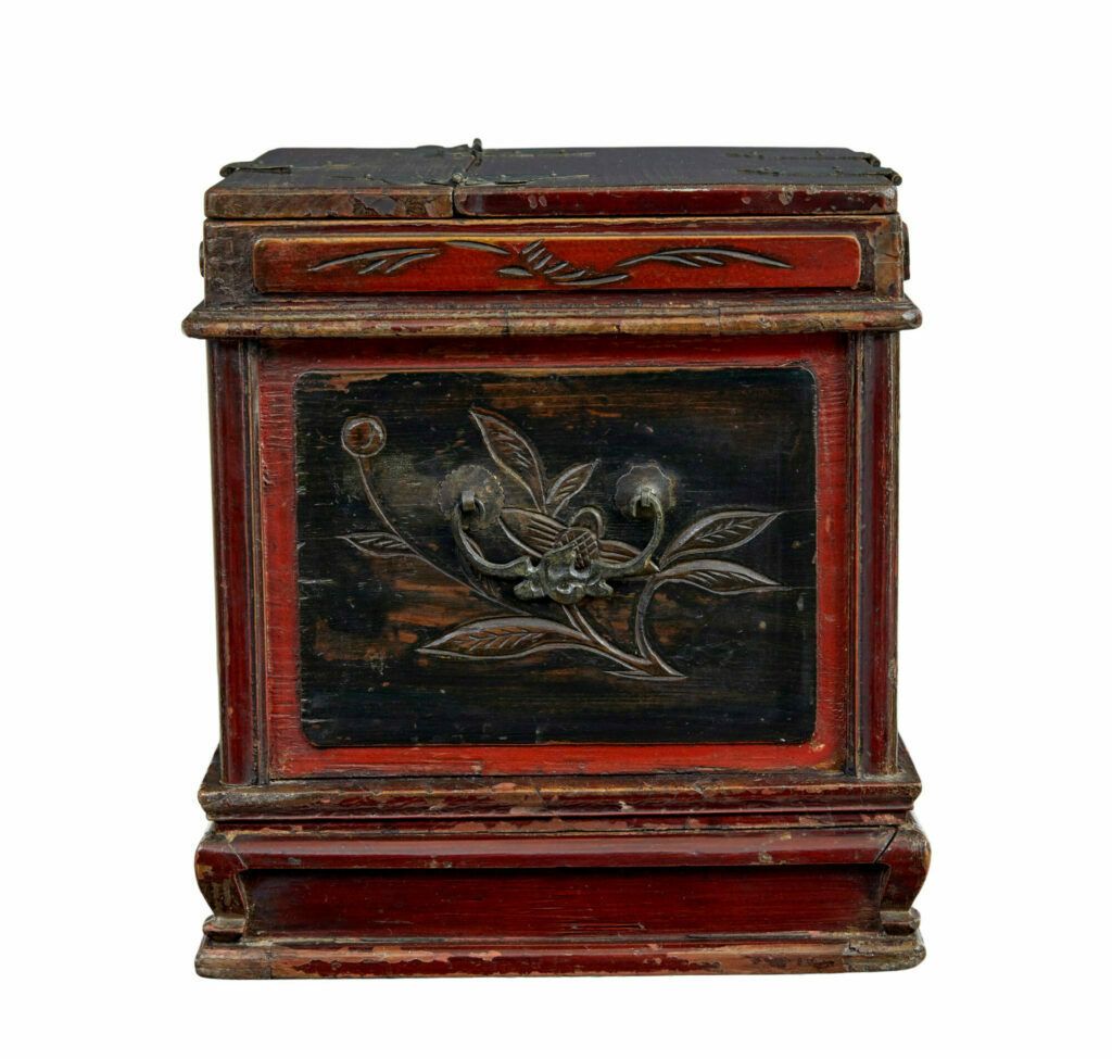 Early 20th Century Lacquered Vanity Box photo furniture