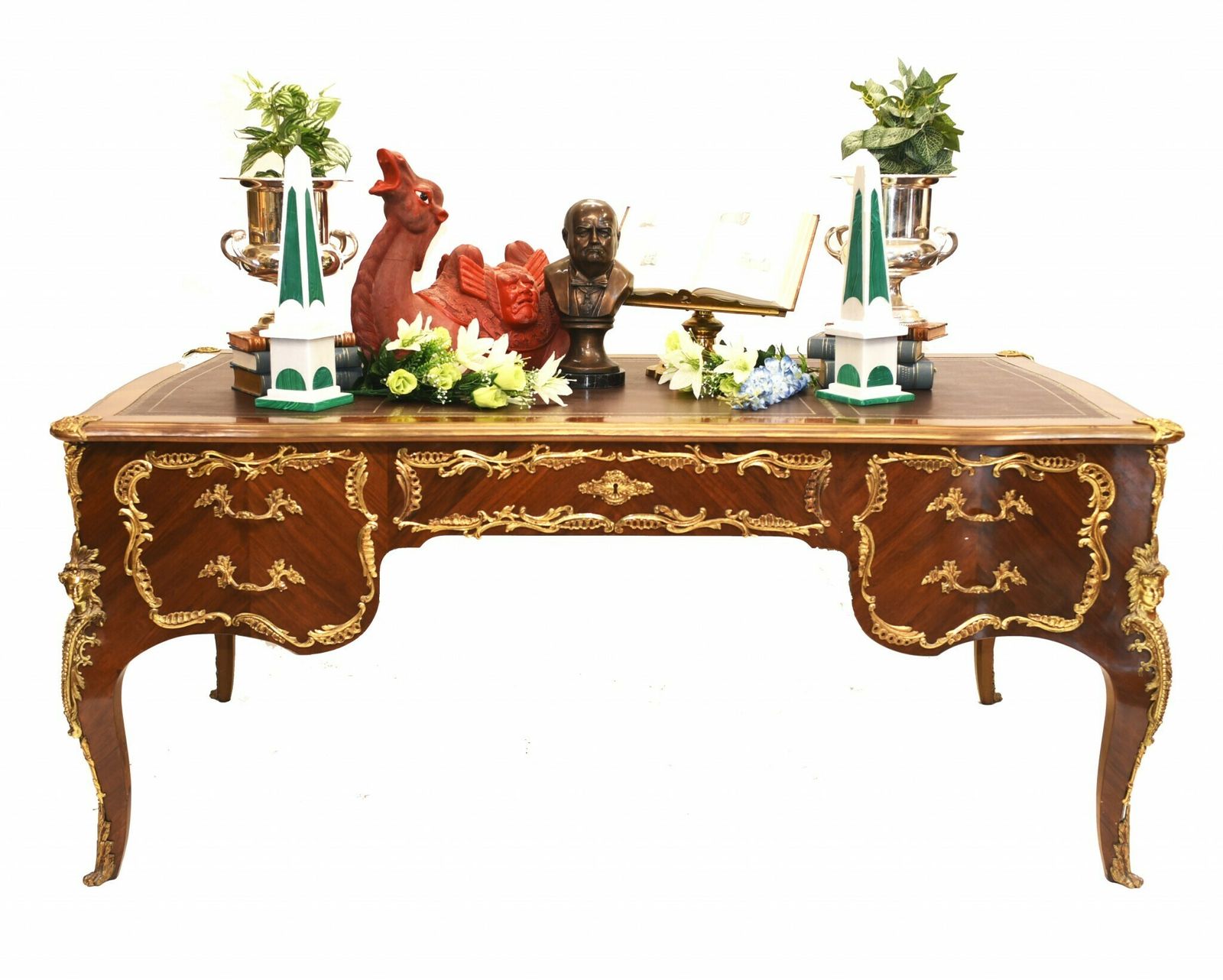 French Bureau Plat Desk   Empire Dummy Partners Desks