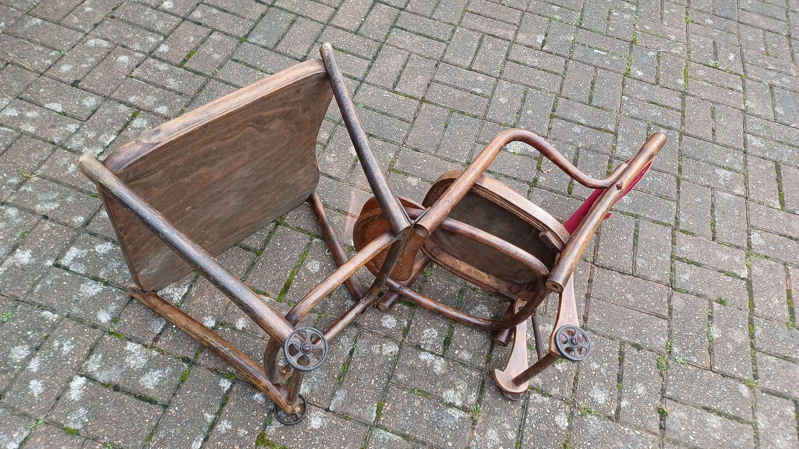 Rare Vintage ‘Thonet’ Bentwood Child’s Chair Nursery photo buy