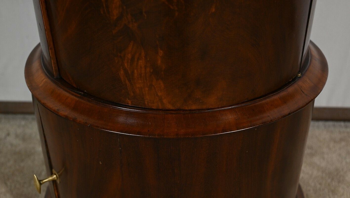 Furniture Rare Somno With Two Doors In Burl Mahogany, Empire Period – Early 19th Century photo