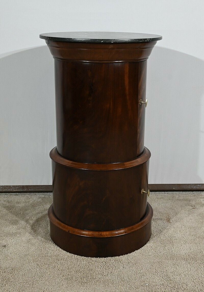 photo buy Rare Somno With Two Doors In Burl Mahogany, Empire Period – Early 19th Century