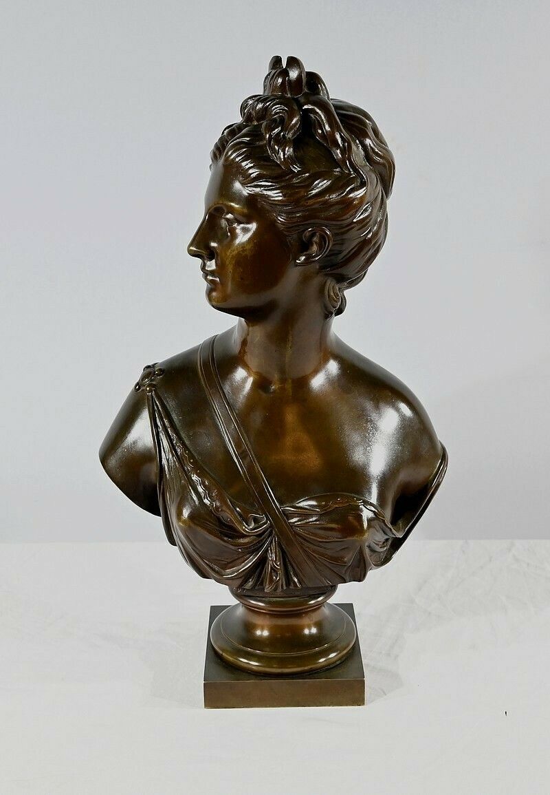 Bronze “Diane The Huntress” After Houdon – Late 19th Century