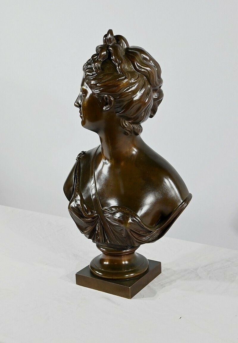Bronze “Diane The Huntress” After Houdon – Late 19th Century photo for sale