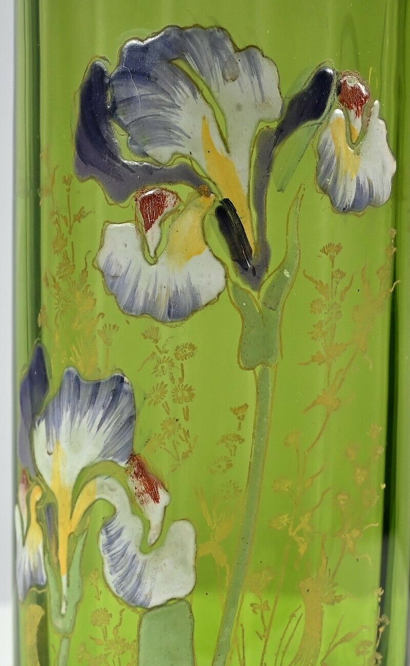 Legras Vase “Les Iris”, Art Nouveau – Late 19th Century photo vinterior