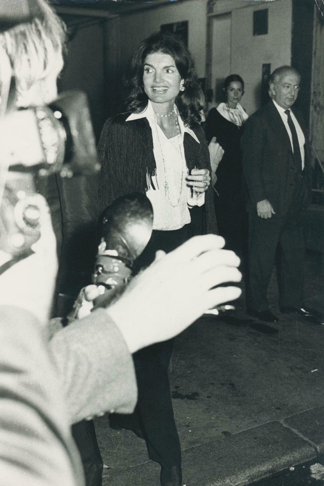 Göksin Sipahioglu Jackie Kennedy, Black And White Photograph, Circa 1970s