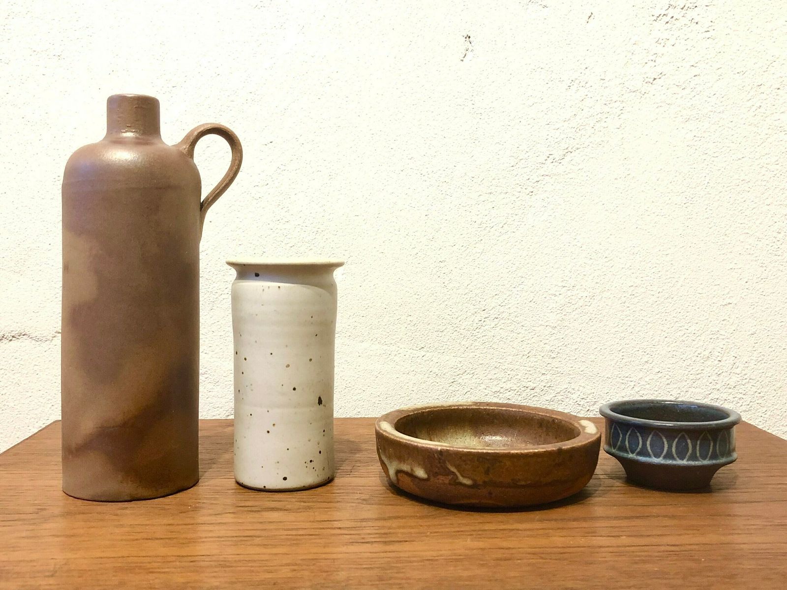 Collection Of Four Danish Fine Art Ceramic Works From The Mid Century