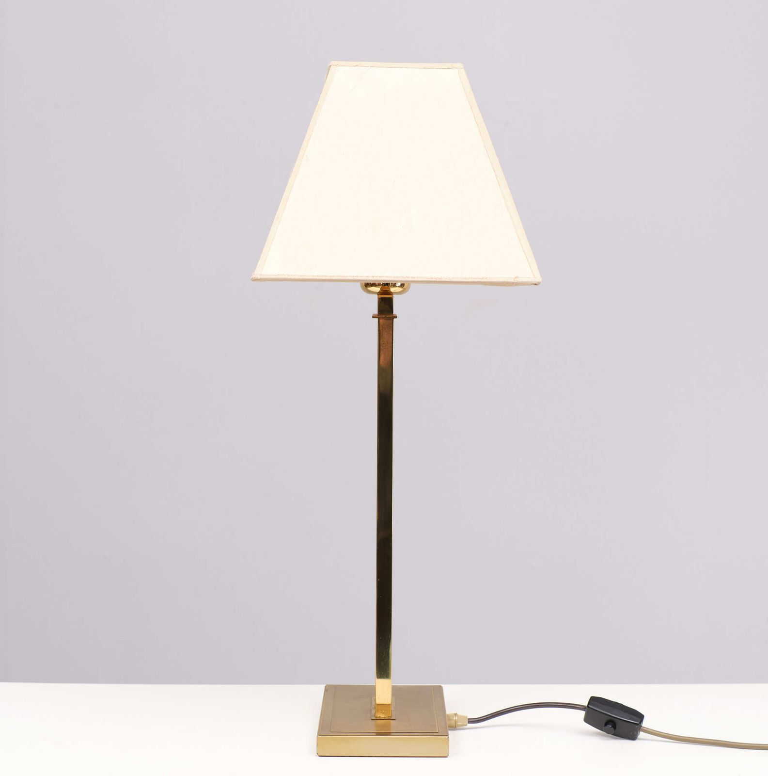 Willy Rizzo For Deknudt Brass Table Lamp Hollywood Regency 1970s Belgium photo Lighting