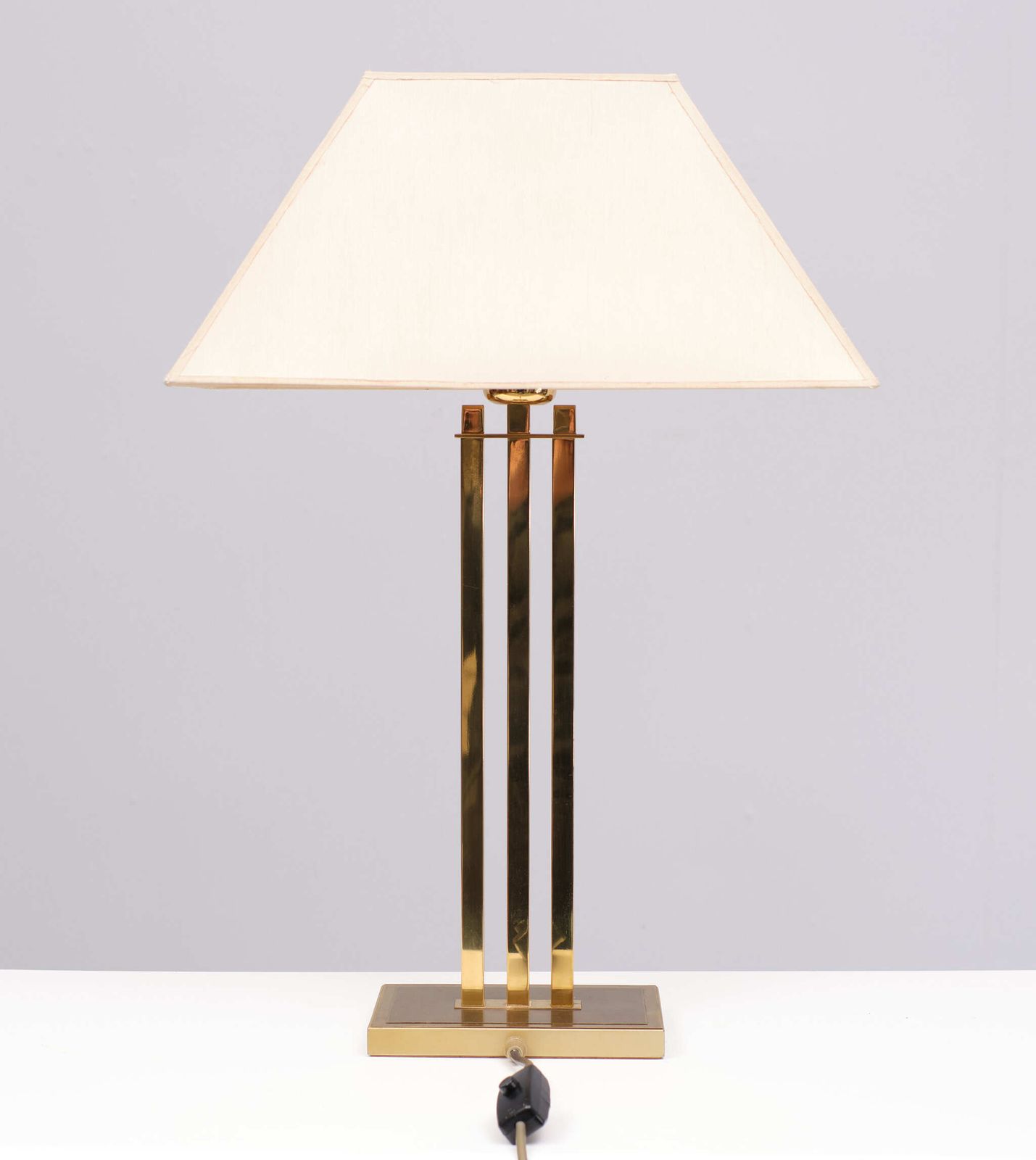Willy Rizzo For Deknudt Brass Table Lamp Hollywood Regency 1970s Belgium photo 605.0