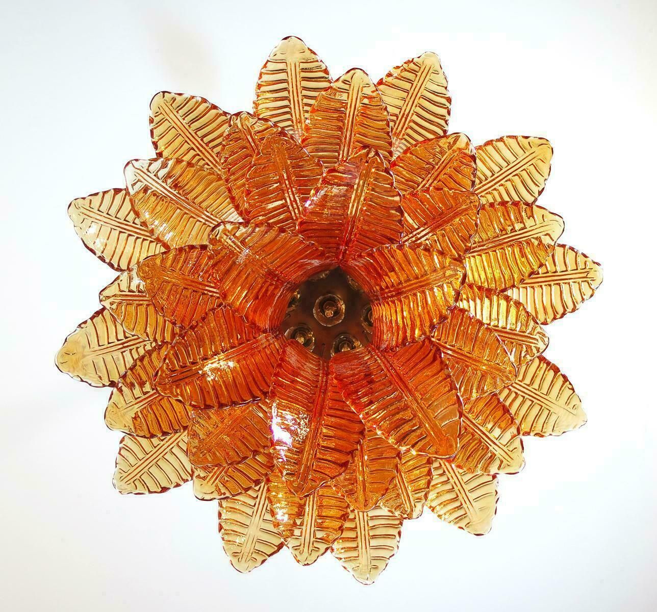 photo furniture Wonderful And Elegant Italian Murano Felci Glass Chandelier
