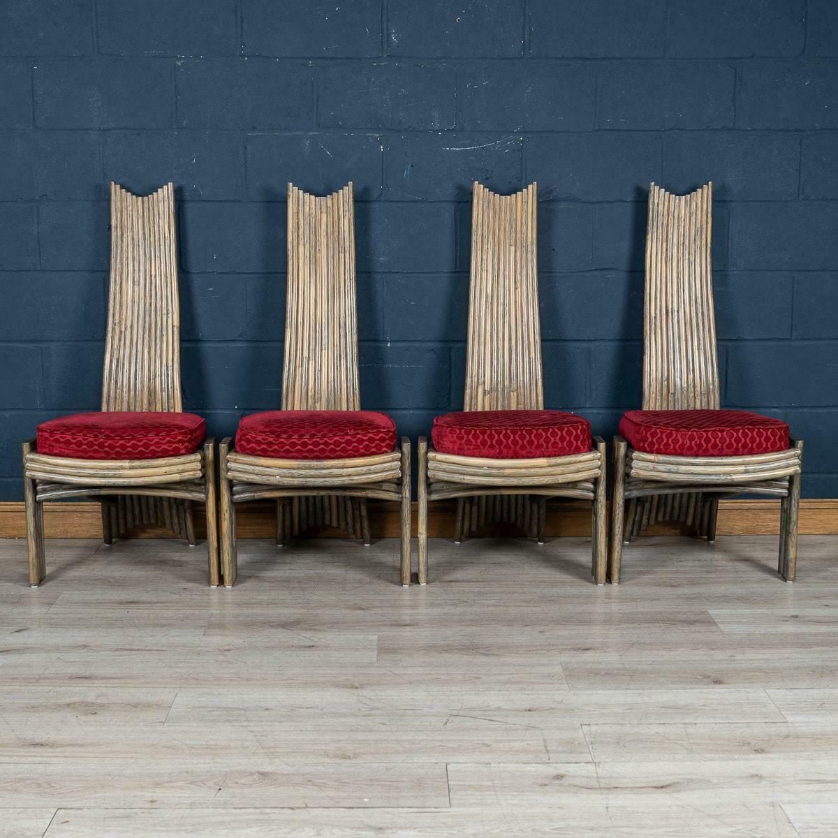 20th Century American Dining Table & Four Chairs By Mcguire photo 2795.0