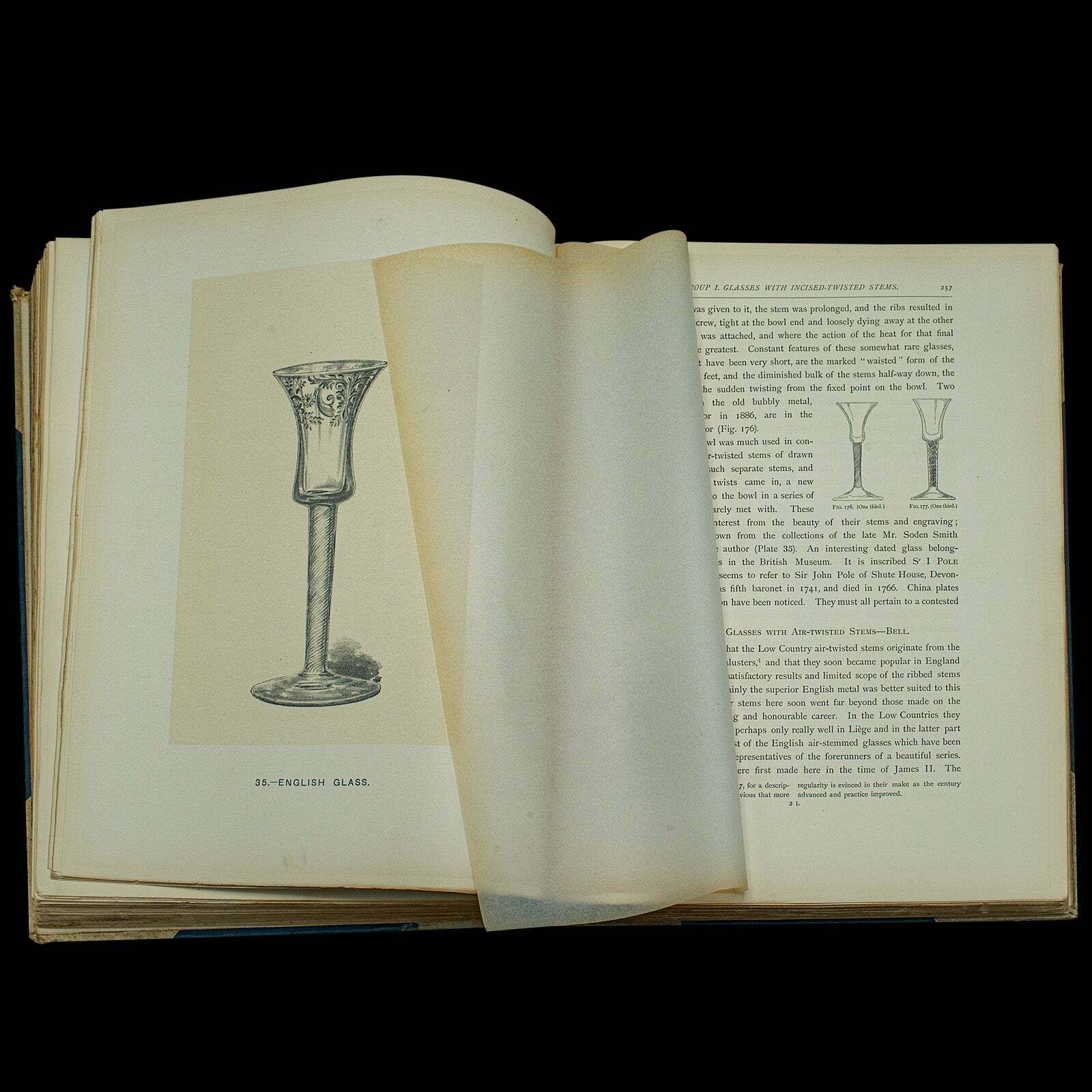 Home Decor Antique Reference Book, Old English Glasses, Hartshorne, History, Victorian photo
