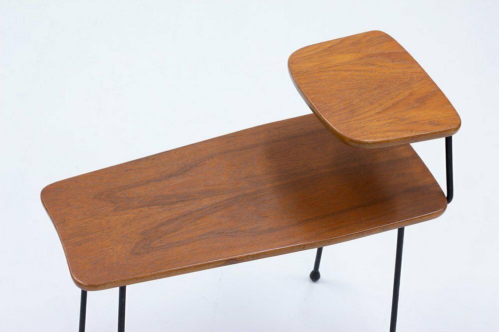 Teak Side Table By Hugo Troeds, Sweden, 1950s photo for sale