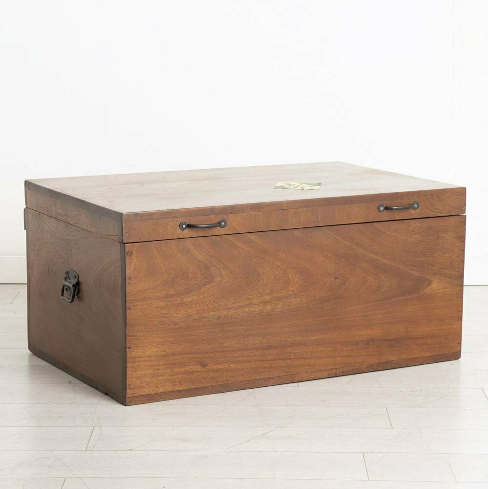 Air Cargo Packing Crate In East African Mahogany C.1970s