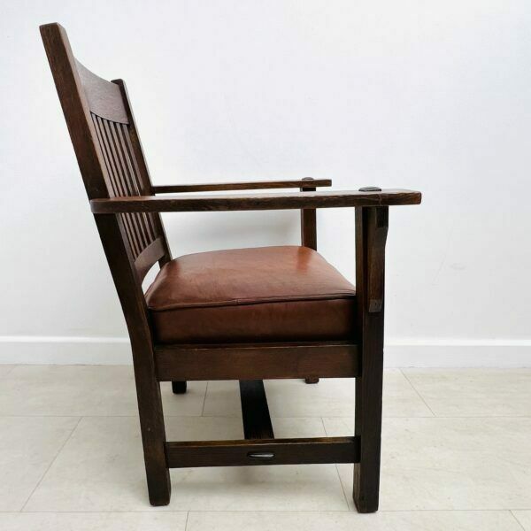 American Arm Chair By L & Jg Stickley photo vintage