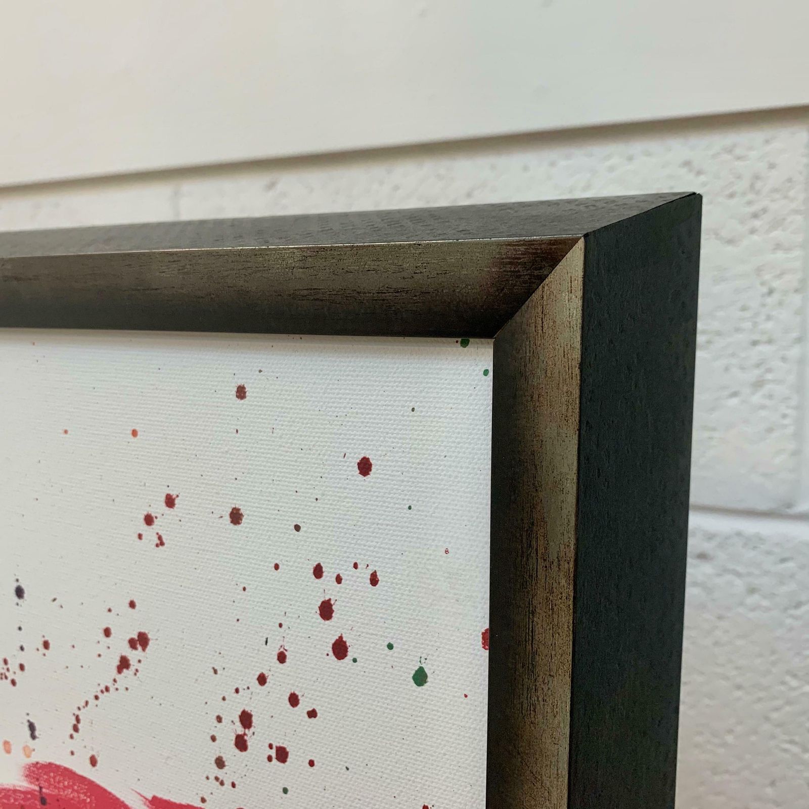 photo furniture Angela Wakefield Abstract Red & Pink Flowers On A White Background By Contemporary British Artist 2006