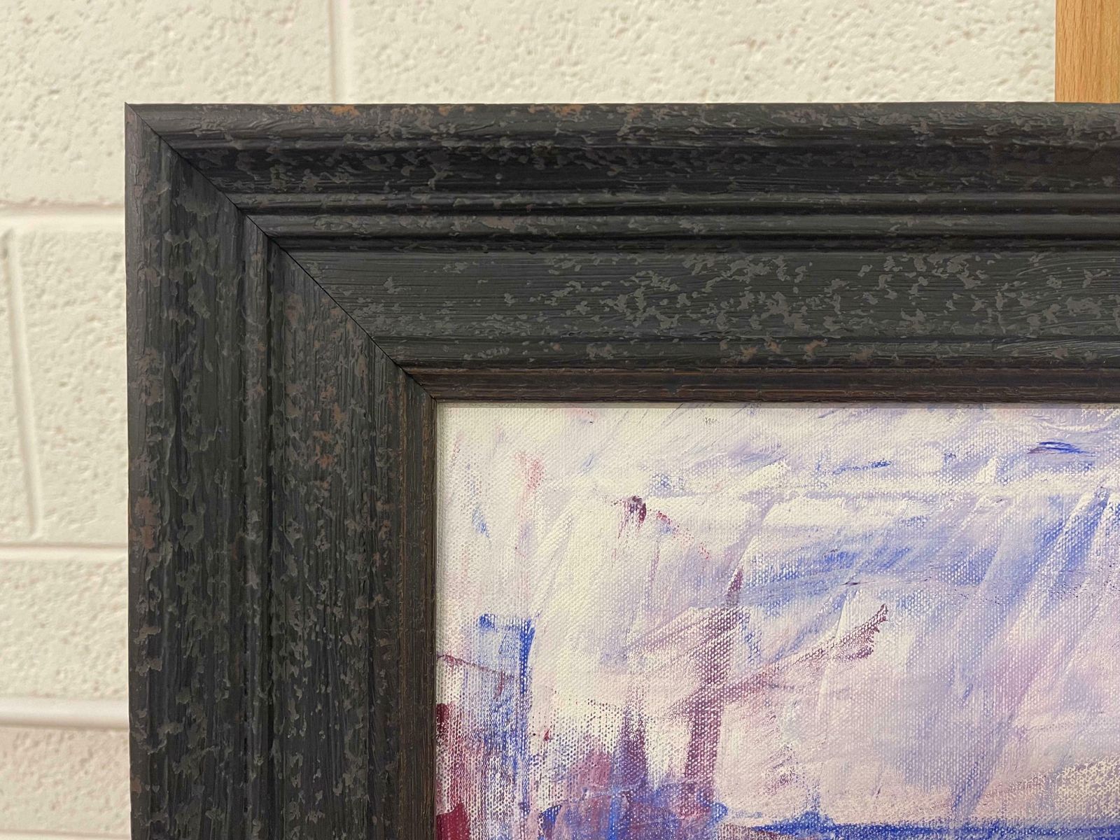 Angela Wakefield Blue Mountain Abstract Expressionist Painting By Contemporary British Artist  2001 photo vintage