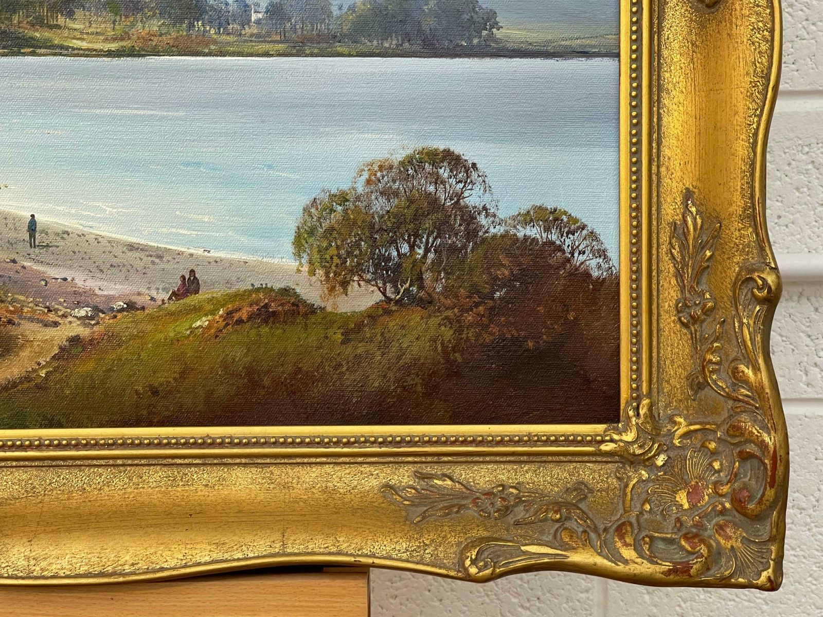 2415.0 Denis Thornton Original Post War Painting Of Mournes From Duldrum Ireland By Modern Artist  1980 Circa photo