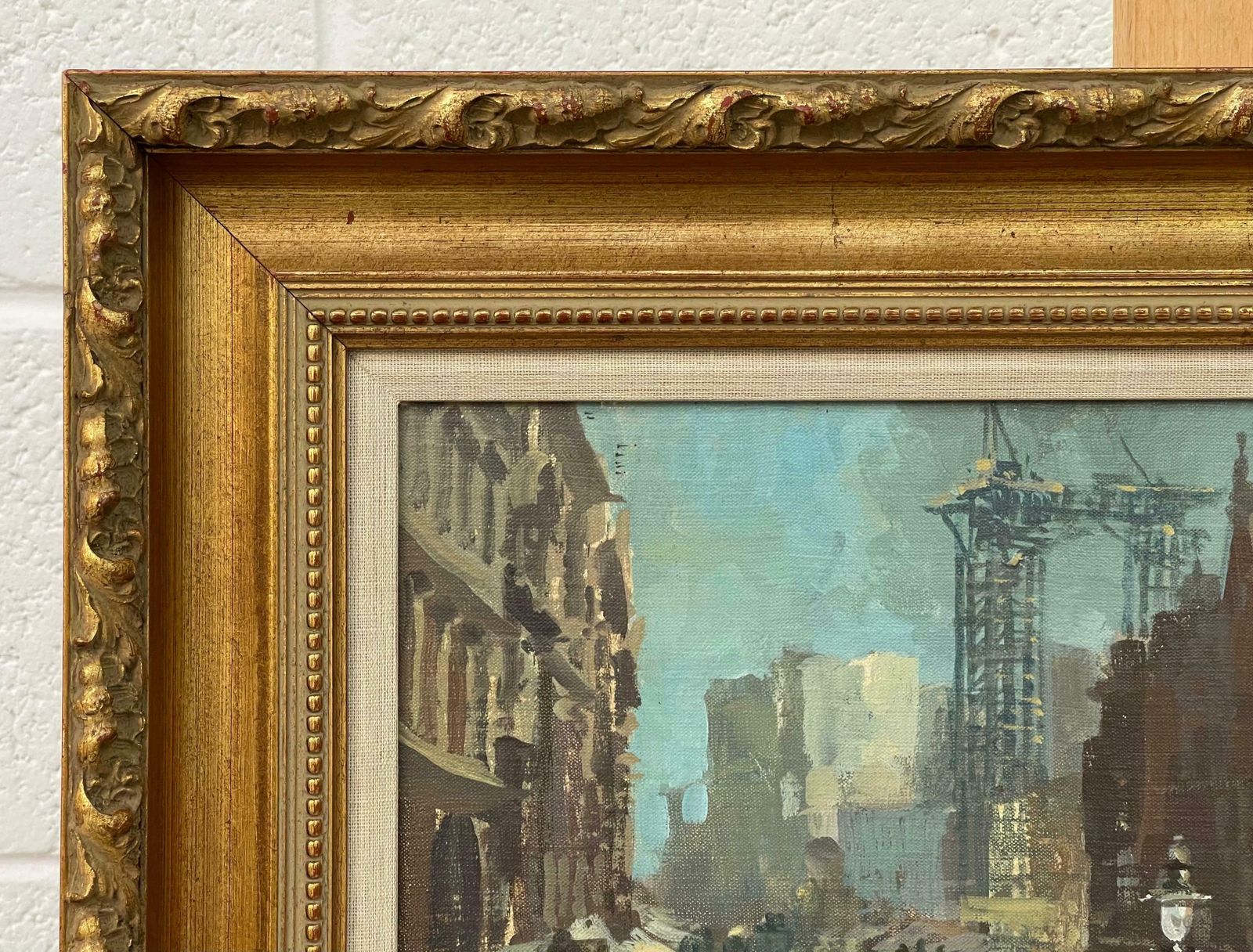 photo furniture Robert D Beattie Oil Painting Of High Holborn London In 1910 By Modern Impressionist Irish Artist  1950 Circa