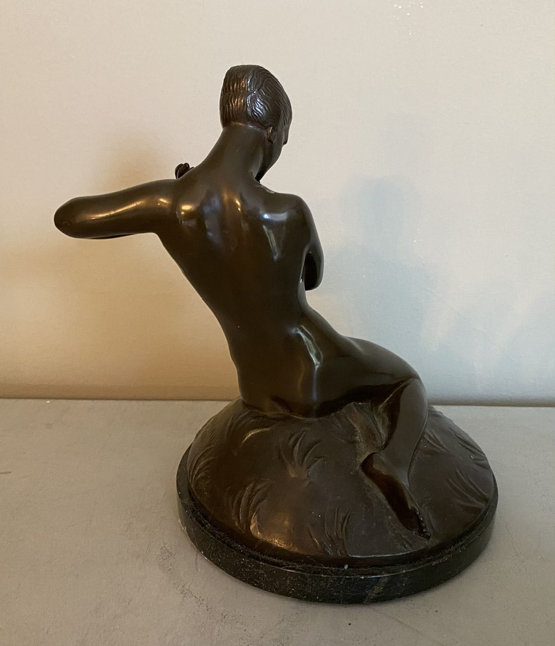 Art Deco Bronze By C Neuhaus, 1920s photo Home Decor