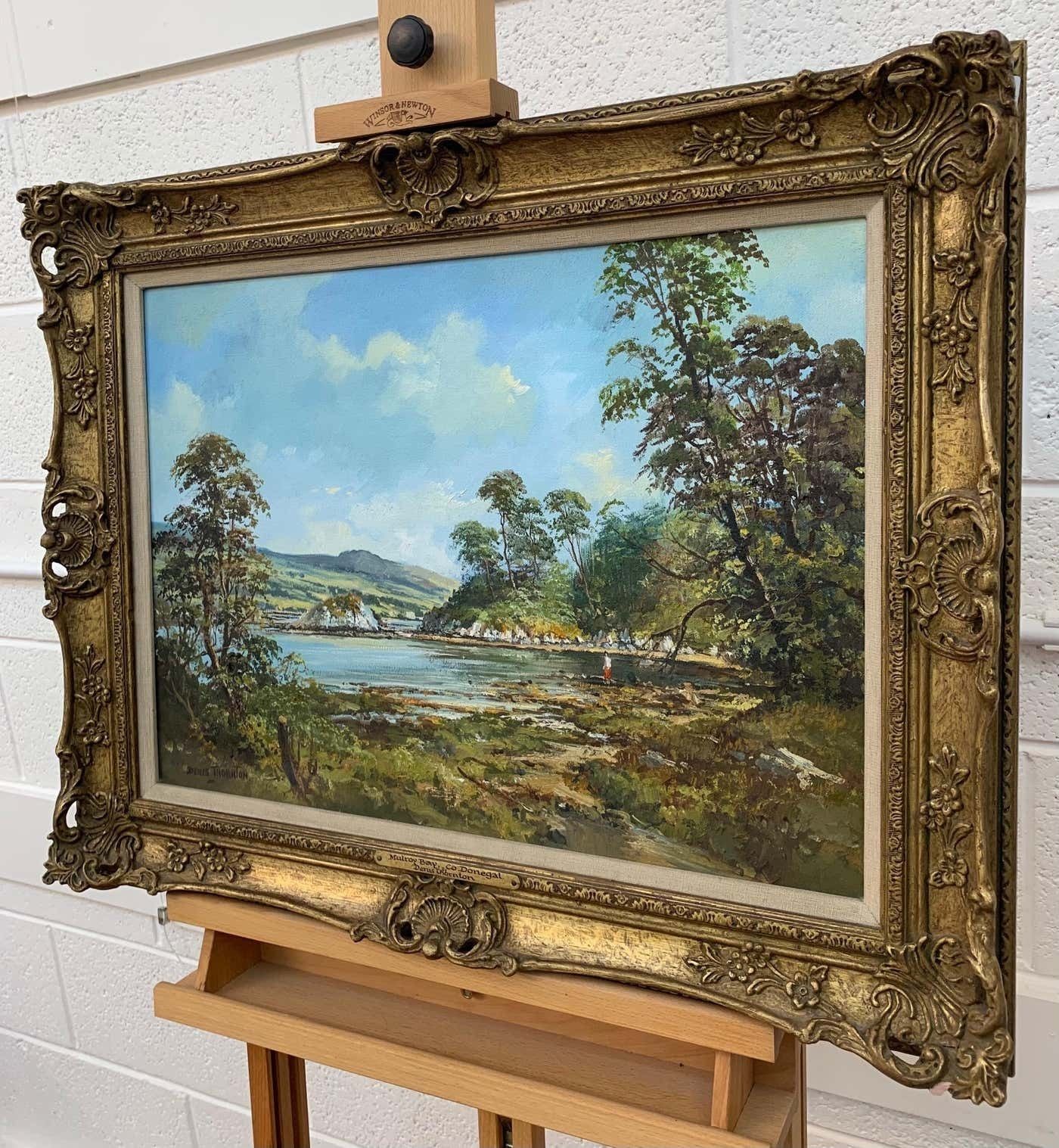 Denis Thornton Original Post War Oil Painting Of Mulroy Bay Donegal Ireland By Irish Artist 1980 Circa photo 2250.0