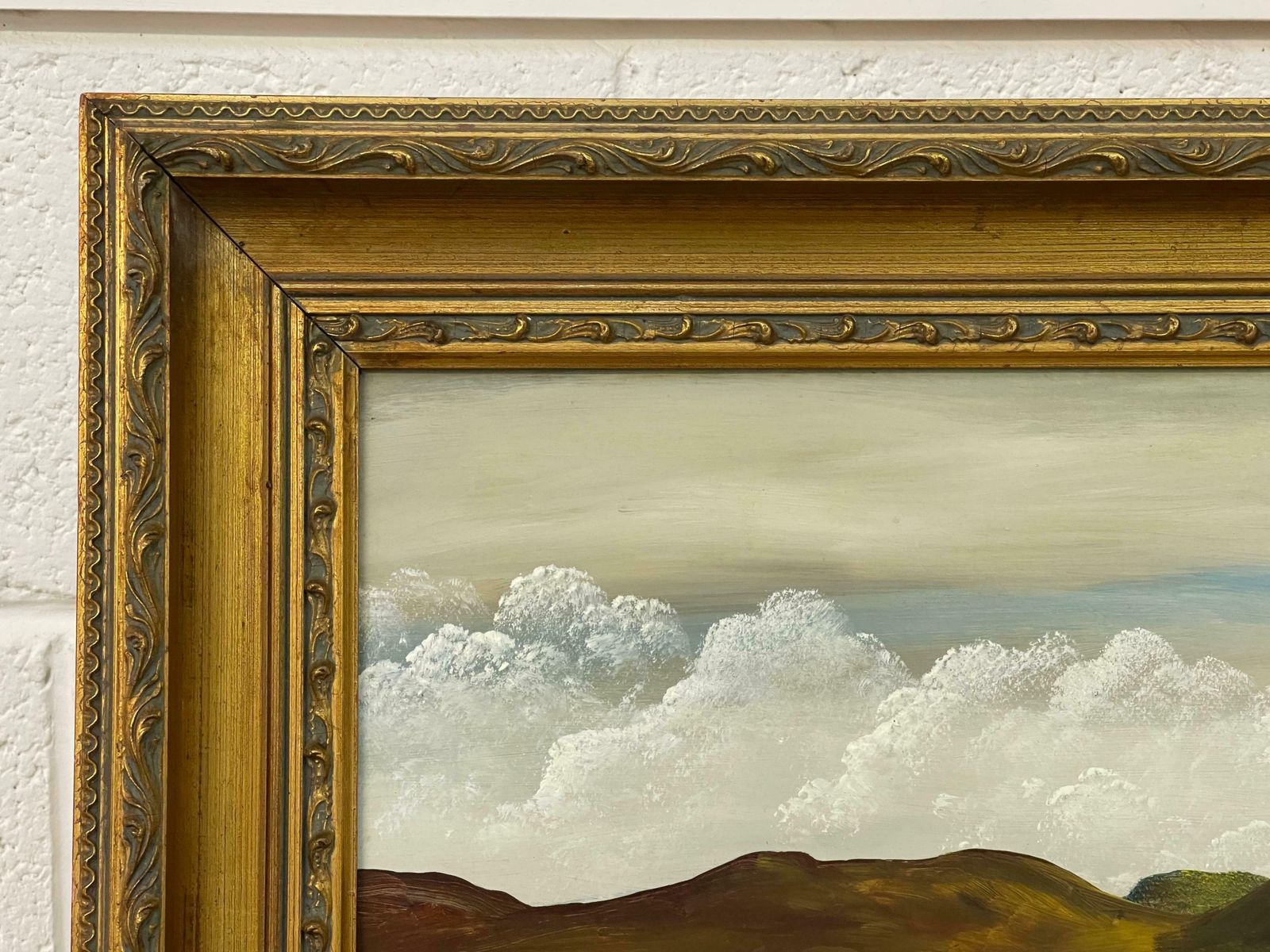 1750.0 Patrick O'neill Oil Painting Of Camlough Lake In Northern Ireland By 20th Century Modern Artist 1985 Circa photo