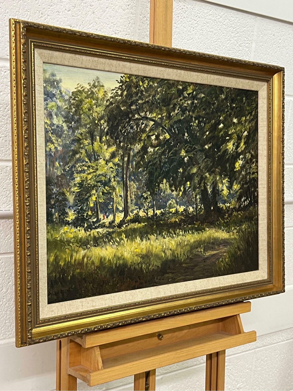 Beech Trees With Figures In A National Trust Forest In Northern Ireland 1980 Circa photo furniture