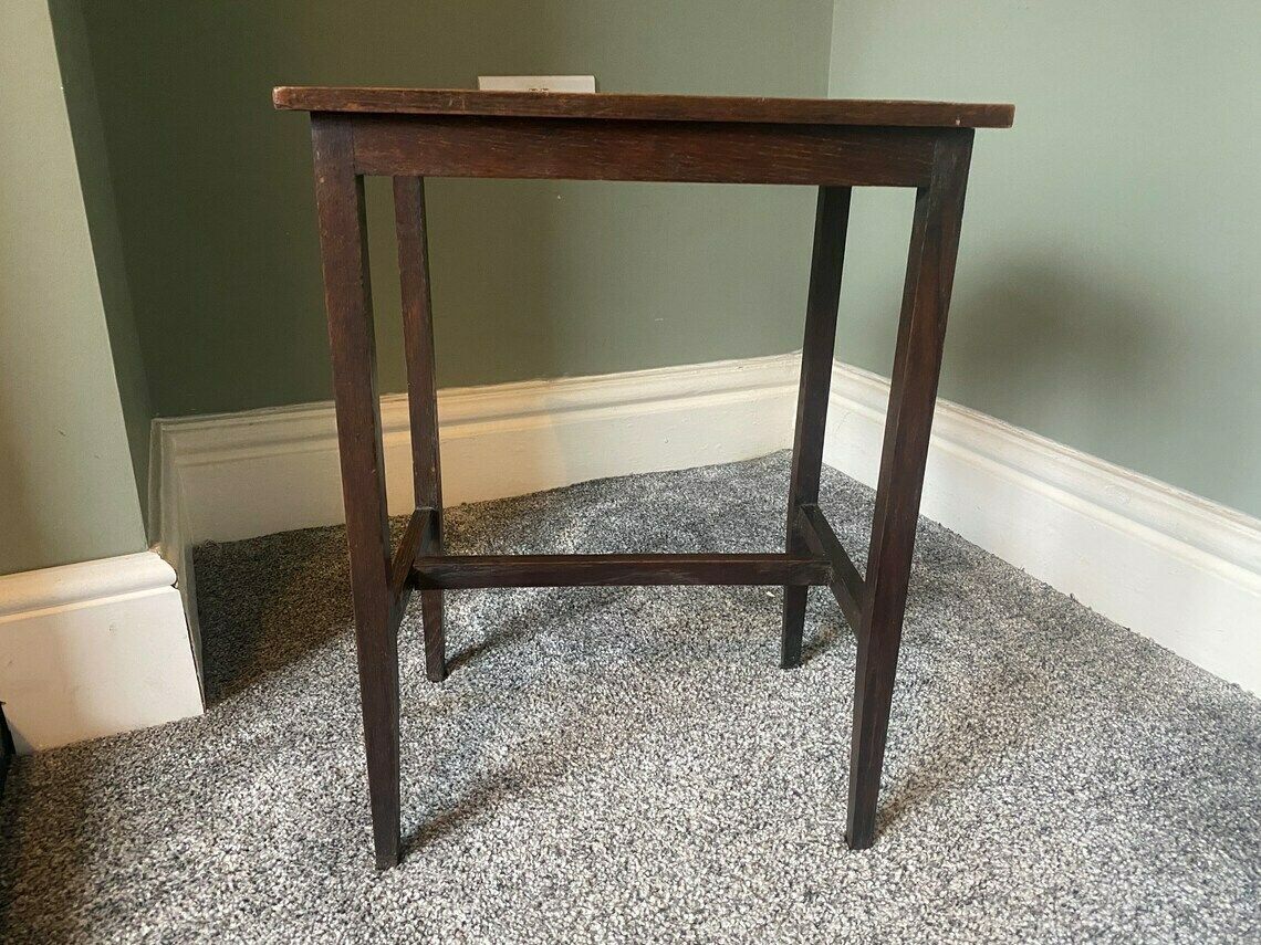 Antique Vintage Carved Top Plant Stand, Side Table, Coffee Table, Occasional Table photo 75.0