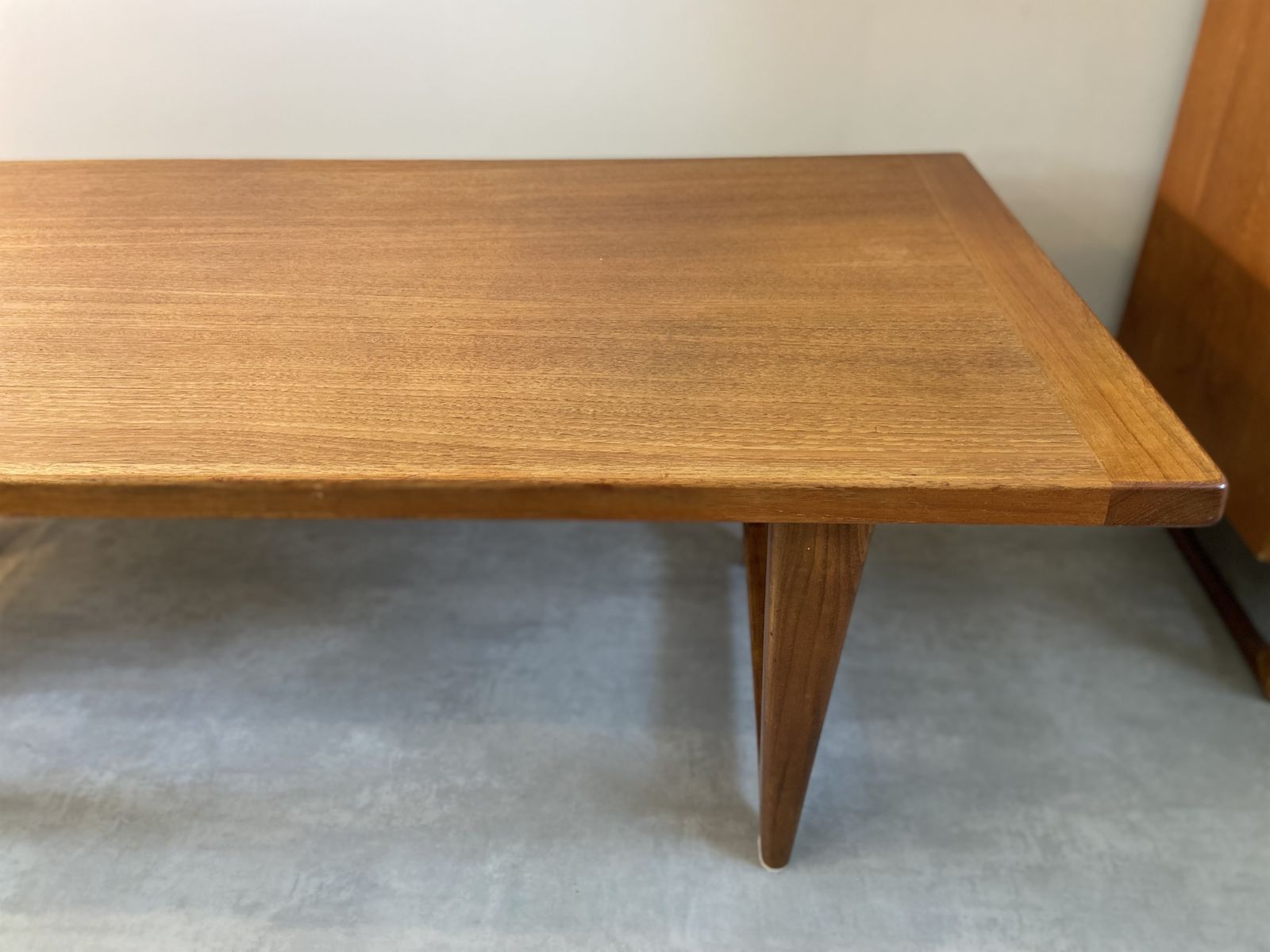Mid Century Large Coffee Table ‘Gms’ Made In Norway In 1960. Folding Legs.