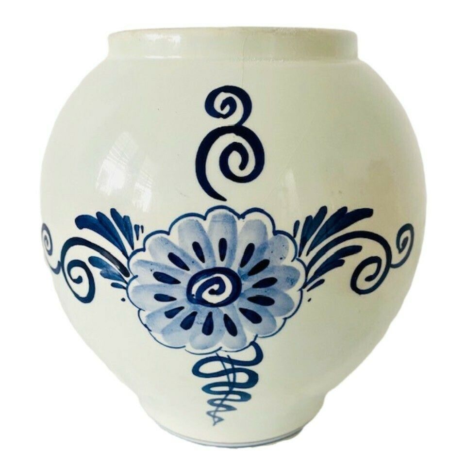 Toeback Pot 1950 Velsen Keramiekfabriek Delfts Blauw photo furniture