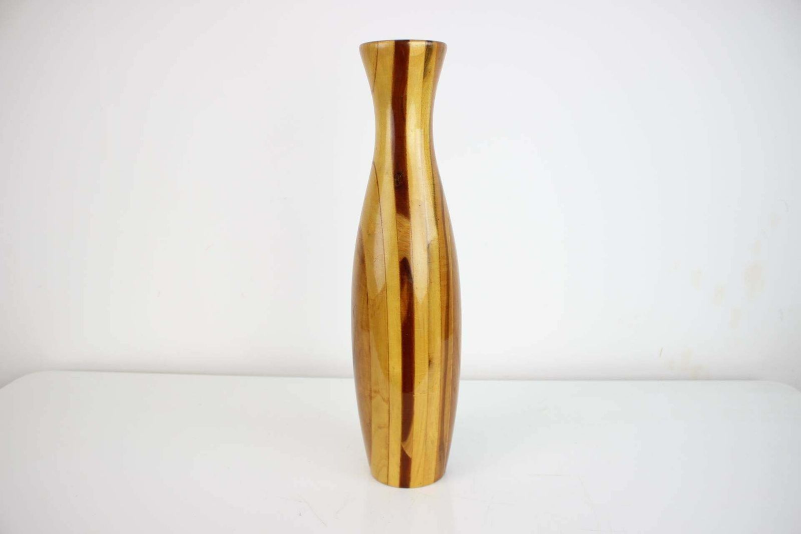 1970s Wooden Vase, Czechoslovakia photo Home Decor