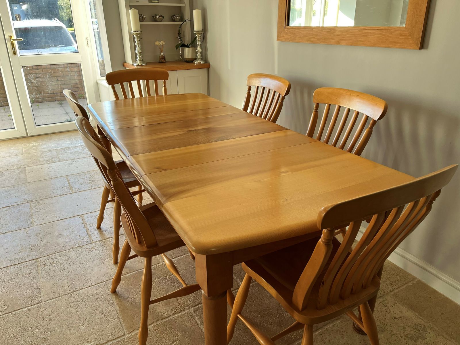 Stewart Linford Burr Yew And Elm Table And 6 Chairs photo Furniture
