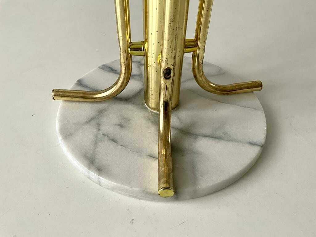 Standing Coat Stand With Marble Base, 1960s photo vintage