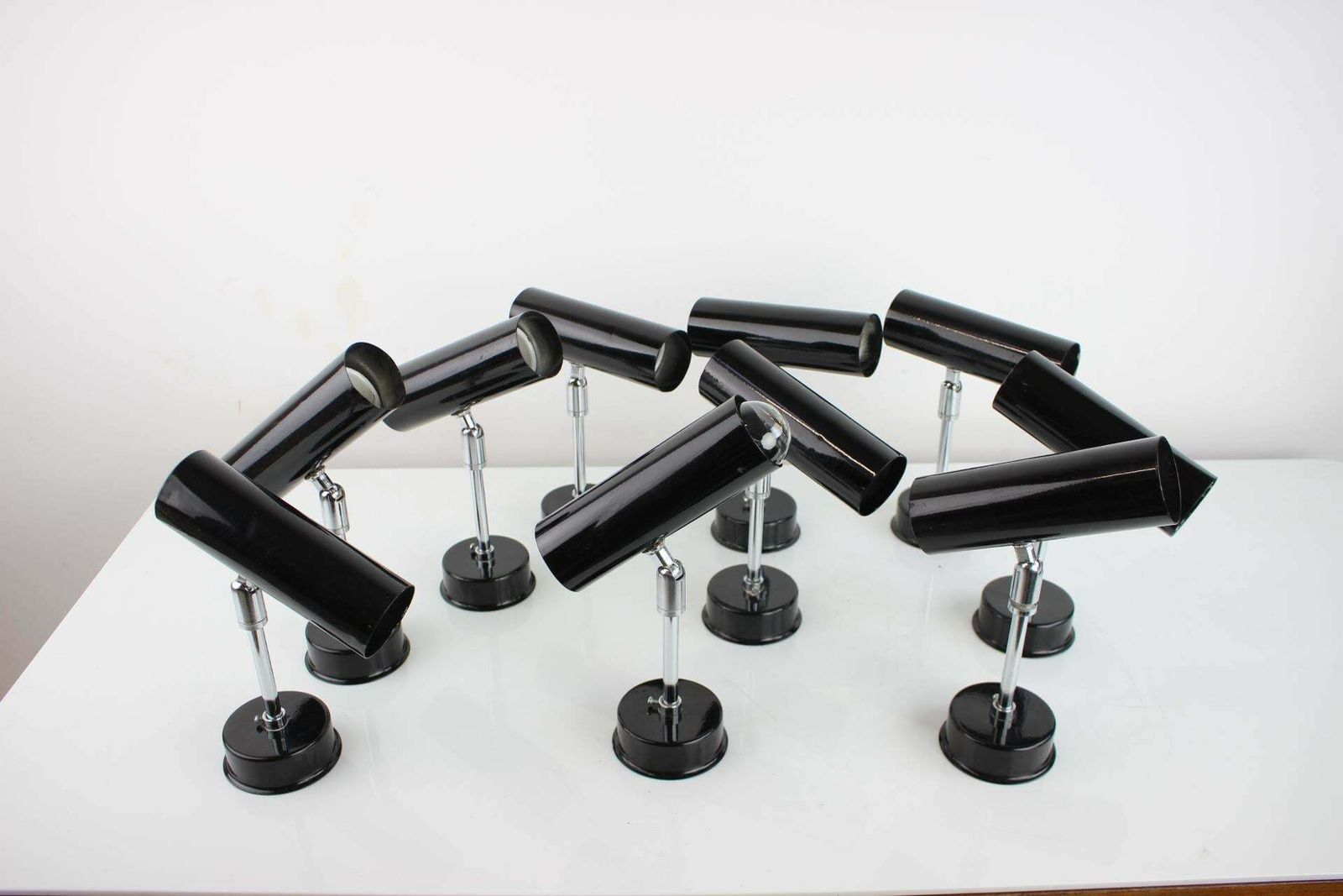 Mid Century Wall Or Sconces Lamp By Napako, 1970’s, Up To Ten Items photo furniture