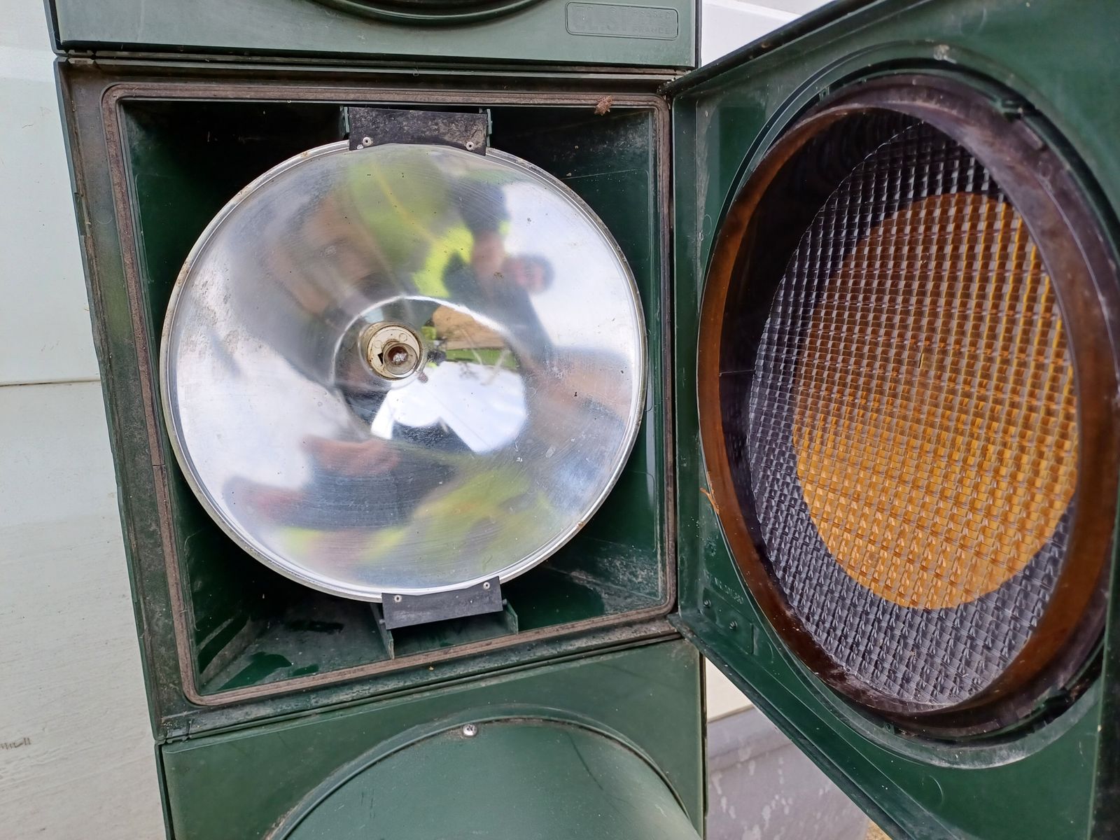 El.Si Brand Traffic Lights Pessac France photo vintage